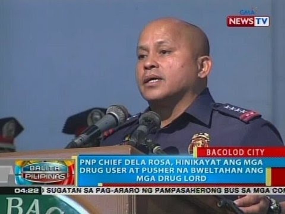 BP: PNP Chief Bato, hinikayat ang mga drug user at pusher na bweltahan ang mga drug lord