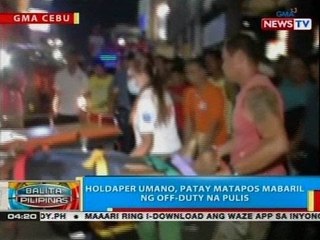 BP: Holdaper umano, patay patapos mabaril ng off-duty na pulis