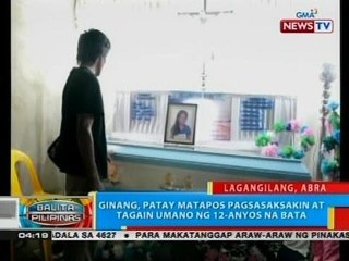 BP: Ginang, patay matapos pagsasaksakin at tagain umano ng 12-anyos na bata