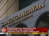 Sandiganbayan, ibinasura ang forfeiture case laban kina Armando and Alfredo Romualdez