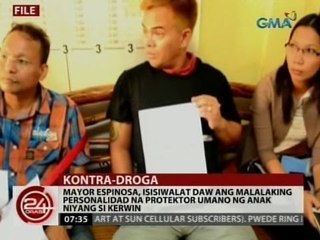 Mayor Espinosa, isisiwalat daw ang malalaking personalidad na protektor umano ng anak niya