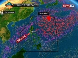 SONA: Bagyong Dindo, nasa northern border pa rin ng PAR