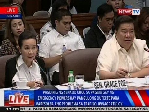 NTVL: Pagdinig ukol sa pagbibigay ng emergency powers kay Pres. Duterte, ipinagpatuloy