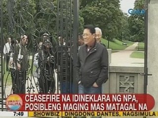 UB: Ceasefire na idineklara ng NPA, posibleng maging mas matagal na