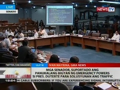 Mga senador, suportado ang panukalang bigyan ng emergency powers si Pres. Duterte