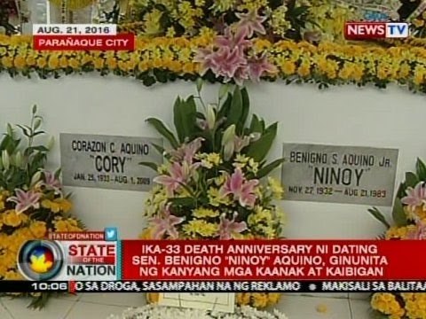 SONA: Ika-33 death anniv. ni dating Sen. Ninoy Aquino, ginunita