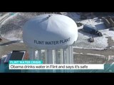 Obama drinks water in Flint and says it's safe, Colin Campbell reports