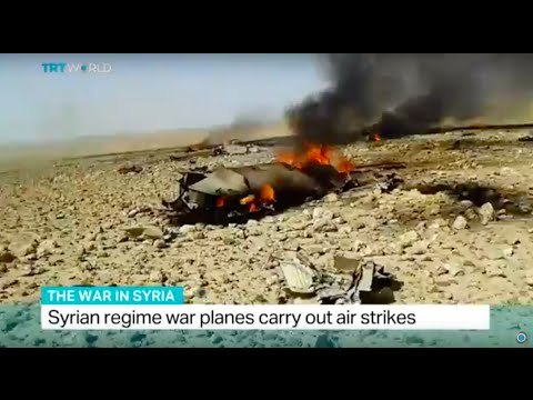 Syrian regime war planes carry out air strikes, Sourav Roy reports