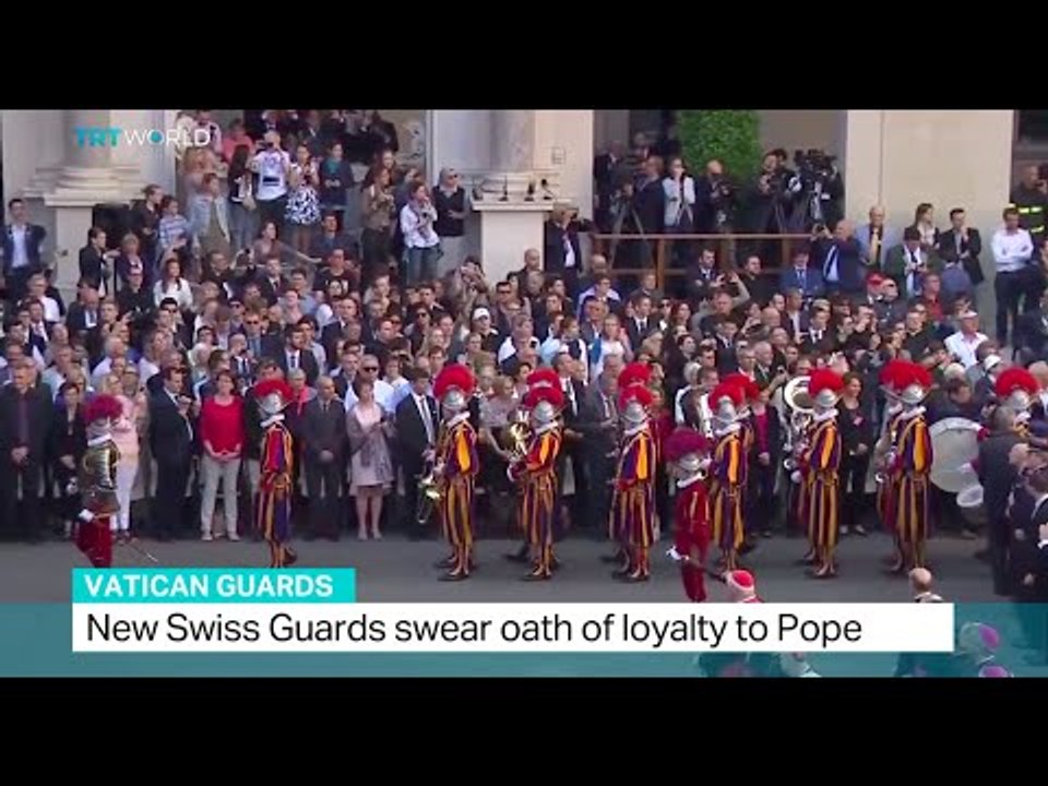 New Swiss Guards swear oath of loyalty to Pope in Vatican