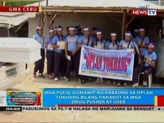 Mga pulis, gumamit ng kabaong sa Oplan Tokhang bilang pananakot sa mga drug pusher at user