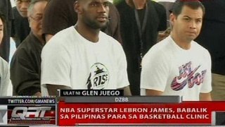 NBA superstar Lebron James, babalik sa Pilipinas para sa basketball clinic