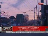 Experimental odd-even traffic scheme, ipinatupad sa ilang kalsada sa Pasig