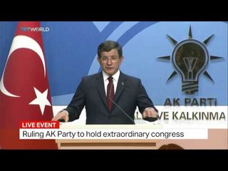 Turkish PM Davutoglu says he is stepping down