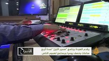 بالفيديو ولأول مرة مصطفى الهردة مقدم برنامج سمير الليل على الجزيرة الفضائية