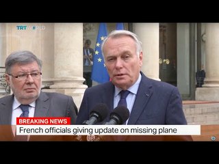 French officials giving update on missing plane on press conference