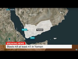 Blasts kill at least 41 people in Yemen, Mohammed Alattab Ali reports
