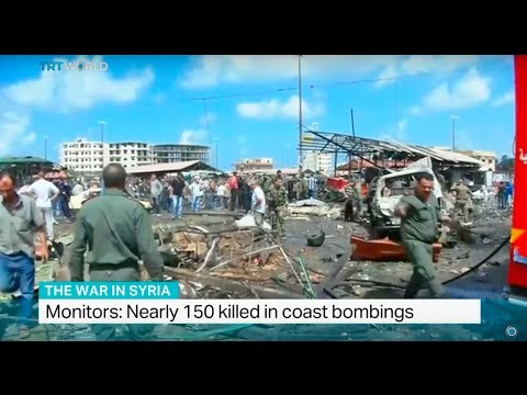Six blasts hit Syria's coastal region, Andrew Hopkins reports