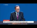 UN Secretary General Ban Ki-Moon speaks at World Humanitarian Summit's opening ceremony