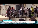 Refugees rescued off the Italian coast, Iolo ap Dafydd reports
