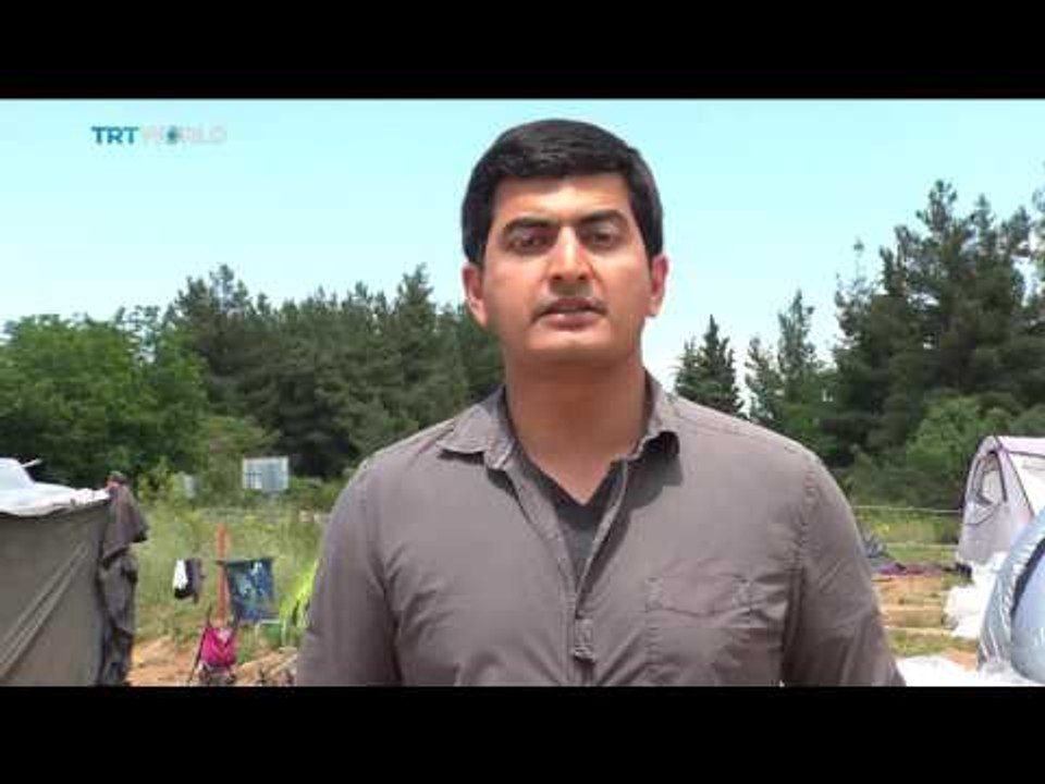 Refugees being relocated from Idomeni camp, Ali Mustafa reports