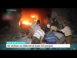Syrian regime allegedly using cluster bombs on Aleppo, Andrew Hopkins reports