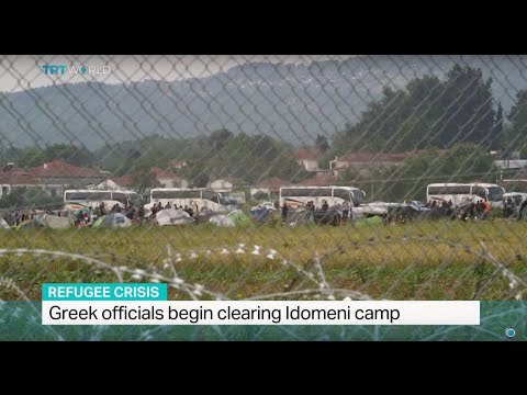 Greek officials begin clearing Idomeni camp, Oliver Whitfield-Miocic reports