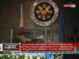 Mga petisyon laban sa paghihimlay kay dating Pangulong Marcos sa LNMB, hinimay sa oral arguments