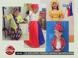 24 Oras: Ilang celebrity kids,  kinarir ang kasuotang Pilipino para sa Buwan ng Wika