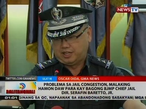 Problema sa jail congestion, malaking hamon daw para sa bagong BJMP Chief Jail Dir. Baretto, Jr.