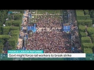 French government may force rail strikers back to work, Sarah Morice reports