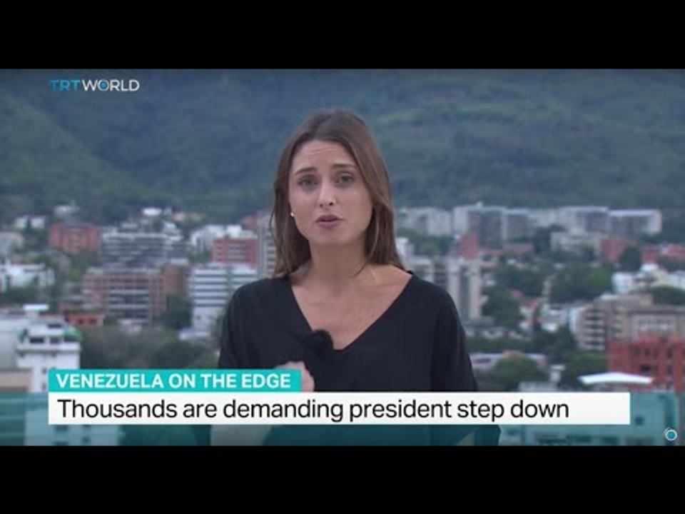 Thousands are demanding president step down in Venezuela, Anelise Borges reports