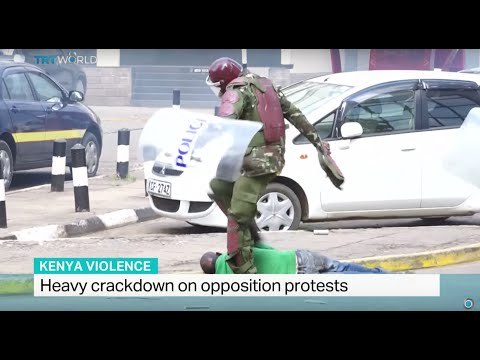 Heavy crackdown on opposition protests in Kenya, Ediz Tiyansan reports