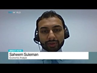 Interview with economic analyst Saheem Suleman about UK referendum to leave the EU