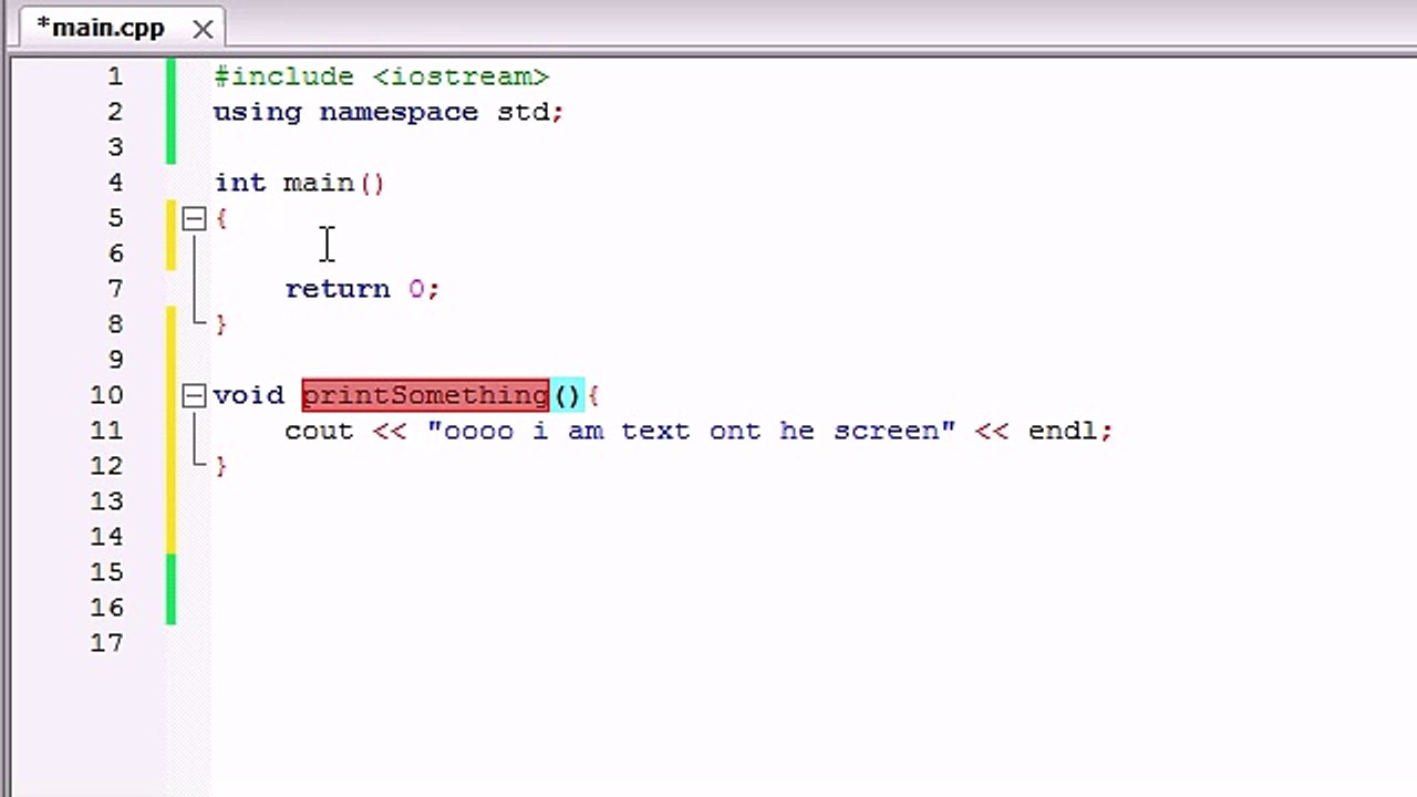 C++ Programming Tutorials - 9 - Functions
