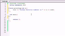 C   Programming Tutorials - 10 - Creating Functions That Use Parameters