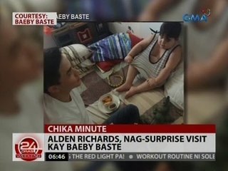 24 Oras: Alden Richards, nag-surprise visit kay Baeby Baste