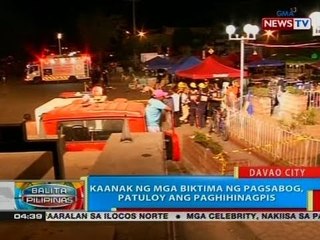 BP: Mga kaanak ng mga biktima ng pagsabog, patuloy ang paghihinagpis