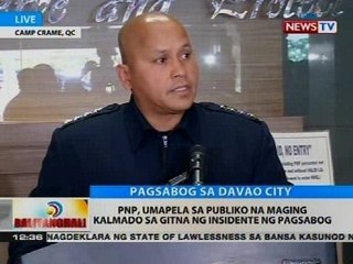 BT: Press conference ni PNP Chief Dir. Gen. Dela Rosa