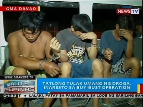 BP: Tatlong tulak umano ng droga, inaresto sa buy-bust operation