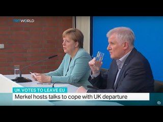 Merkel hosts talks to cope with UK departure, Elena Casas reports