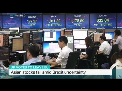 Asian stocks fall amid Brexit uncertainty, Pamela Ambler reports