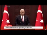 Turkish PM Yildirim speaks in Ankara about Turkey-Israel relations, Hasan Abdullah reports