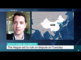The Hague set to rule on dispute on Tuesday, Dan Epstein reports from Beijing