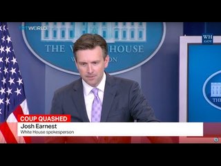 Erdogan & Gulen phone call: White House spokesperson Earnest addresses reporters