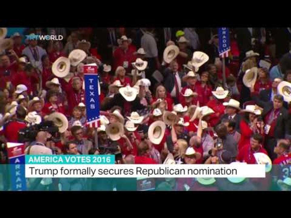 Trump formally secures Republican nomination