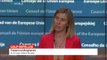 EU Foreign Affairs Minister Federica Mogherini responds to the coup attempt