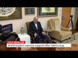 World leaders express support after failed Turkey coup