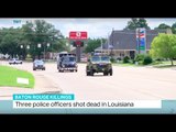 Three police officers shot dead in Louisiana. Colin Campbell reports from Washington