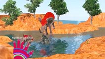 Finger Family || ELEPHANT V/S TIGER Version || Children Animated 3D Rhymes