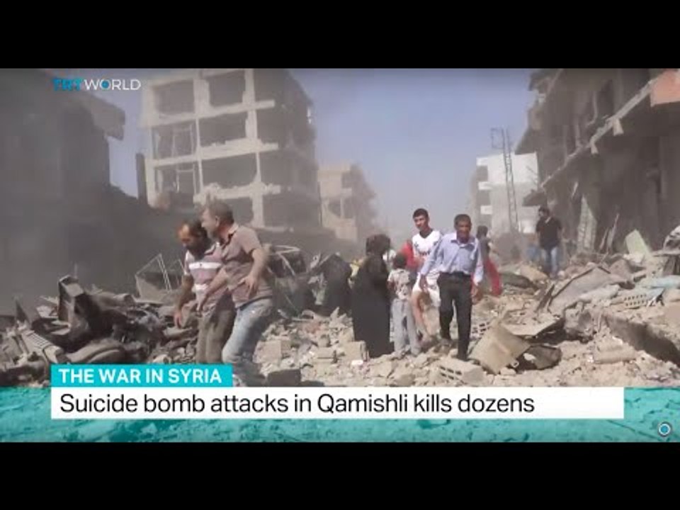 War in Syria: Suicide bomb attacks in Qamishli kills dozens, Nicholas Morgan reports